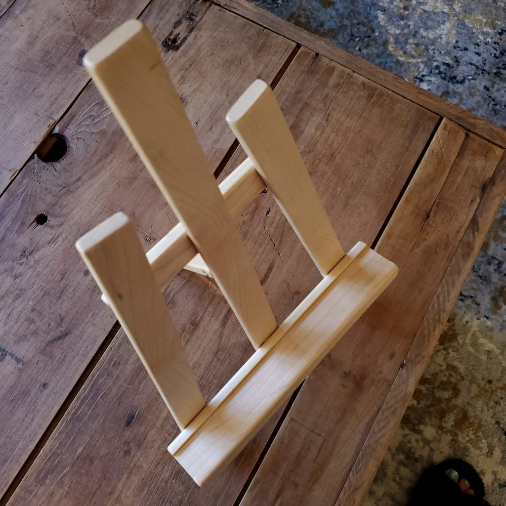Pottery Barn Wooden Photo Display Easel